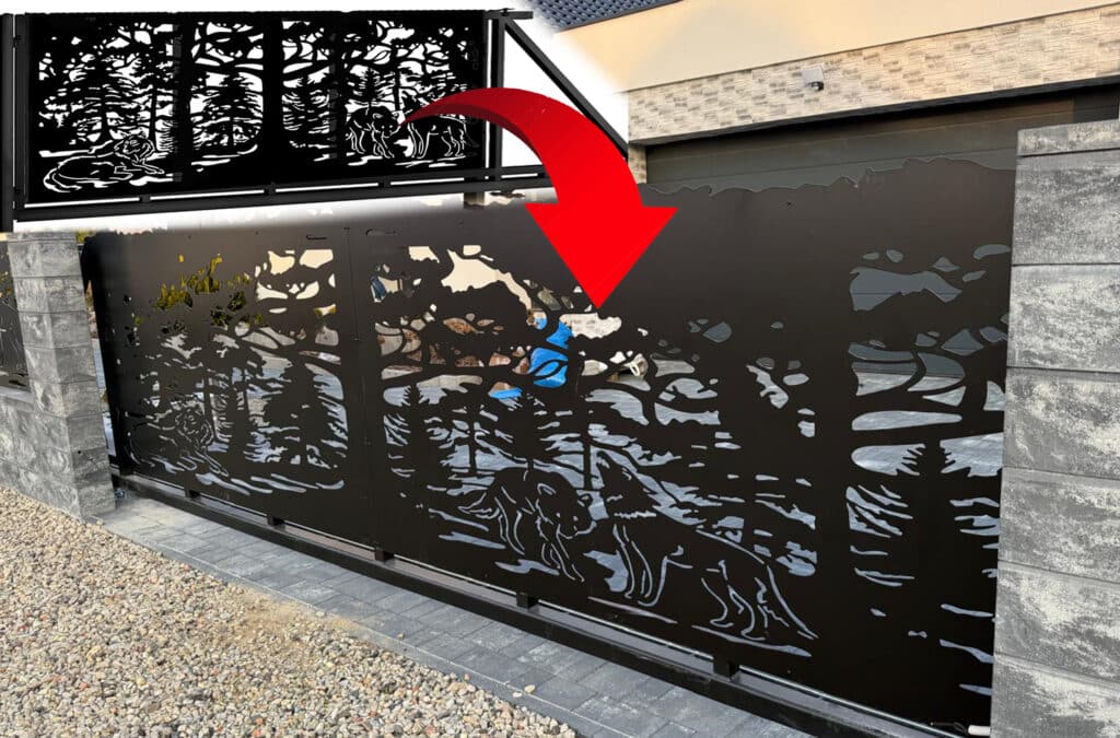 Projektowanie nowoczesnych ogrodzeń CNC – wizualizacja paneli ogrodzeniowych