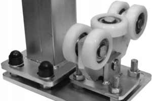 Wytrzymała rolka do bramy przesuwnej CNC, profesjonalne akcesoria do bram i ogrodzeń nowoczesnych, płynna praca systemu jezdnego, Sliding Gate Roller, Schiebetorrolle, Gate Hardware.