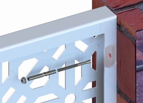 Panele ogrodzeniowe CNC z zagiętymi krawędziami, motyw lasu ze zwierzętami, wzór wilk, jeleń i dzik, sztywna konstrukcja metalowa, Bending Metal Fence, 3D Wall Panels, Kanten biegen, Wald Design.