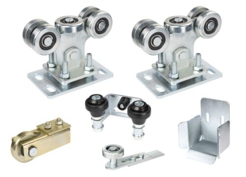 Wytrzymała rolka do bramy przesuwnej CNC, profesjonalne akcesoria do bram i ogrodzeń nowoczesnych, płynna praca systemu jezdnego, Sliding Gate Roller, Schiebetorrolle, Gate Hardware.